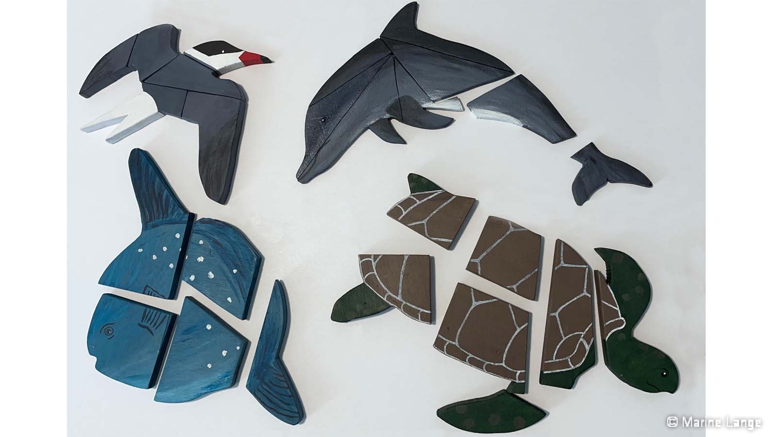 Puzzles animaux marins
